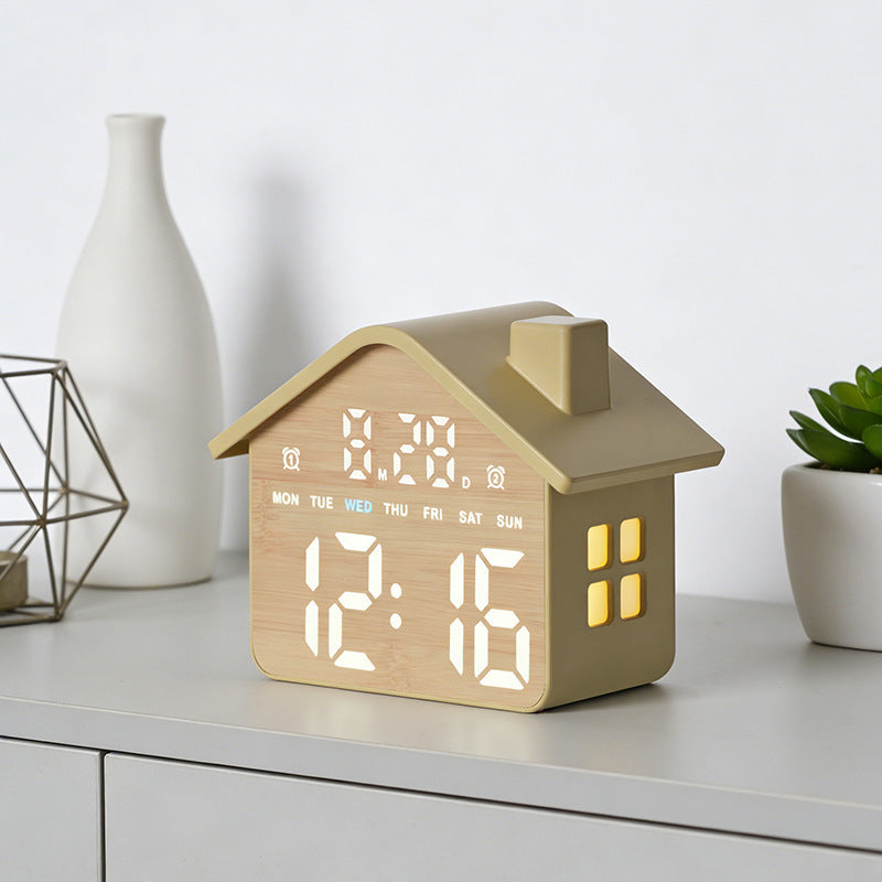 Digital Alarm Clock In Modern Home Design Bowlift