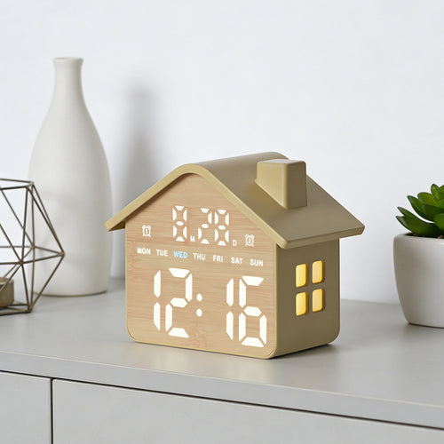 Digital Alarm Clock In Modern Home Design Bowlift