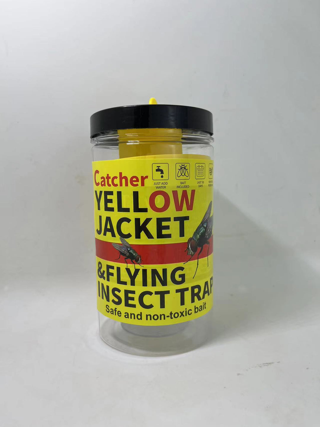 Hanging Refillable Wasp and Flying Insect Trap with Non-Toxic Bait Reservoir Bowlift