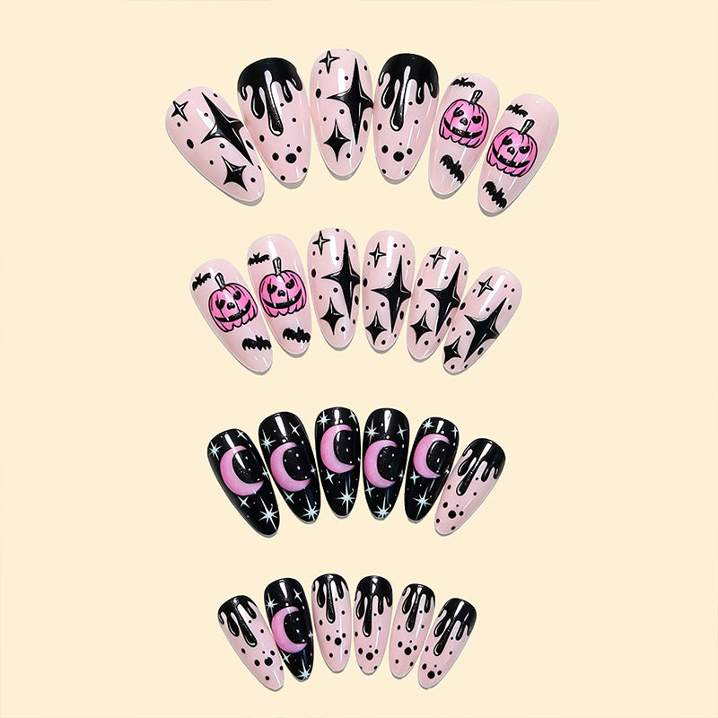 Creative Halloween Design Gel Nails Bowlift