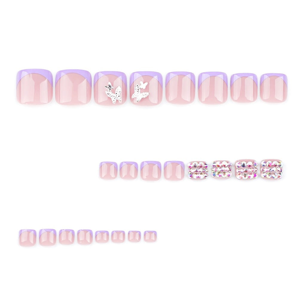 Nail art set with sparkling accents Bowlift