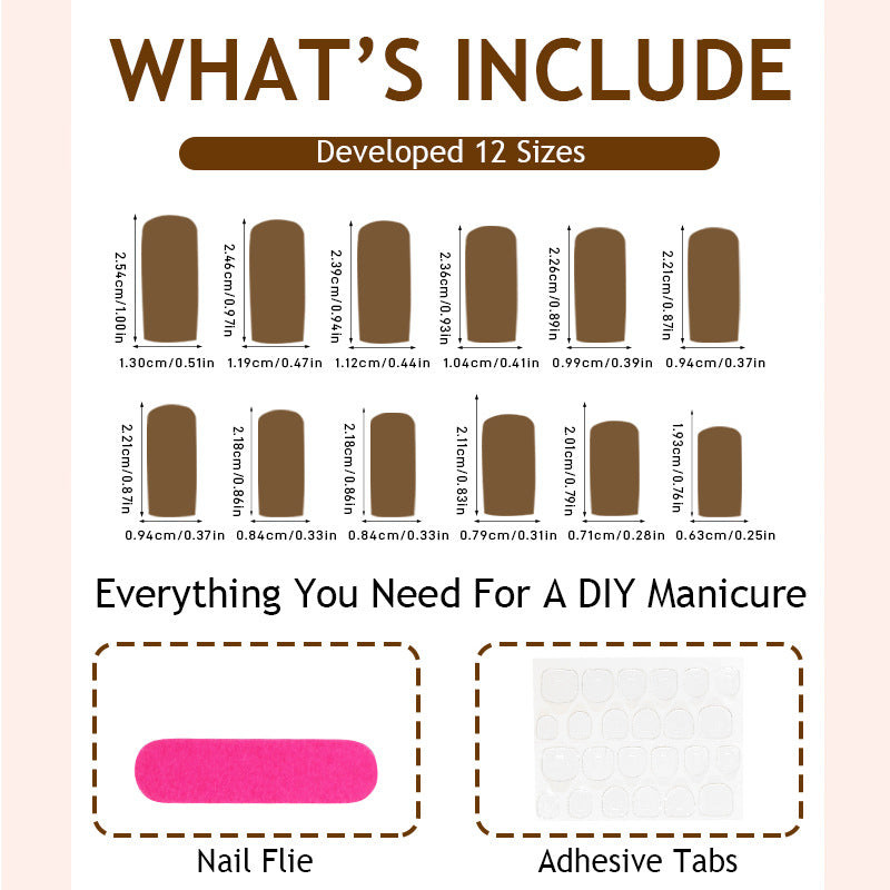 Artificial nail set with elegant design and glitter accents Bowlift