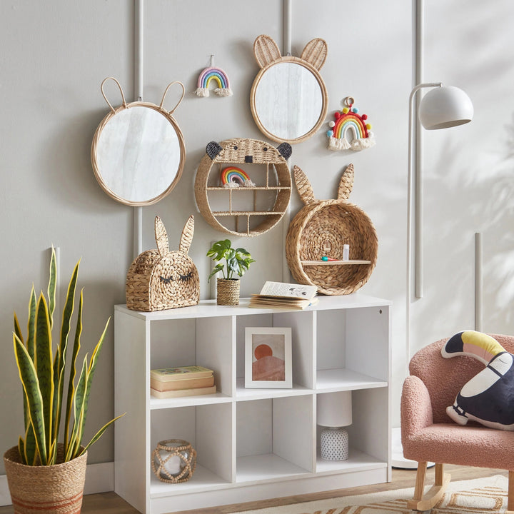 Decorative Wall Basket in Wave Pattern Bowlift