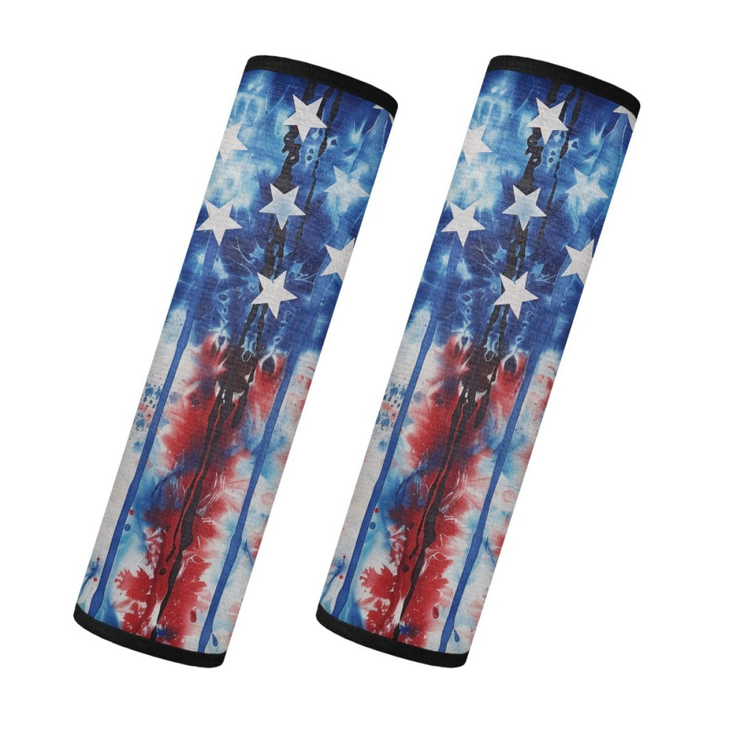 Compression Arm Sleeves with Distressed American Flag Print Bowlift