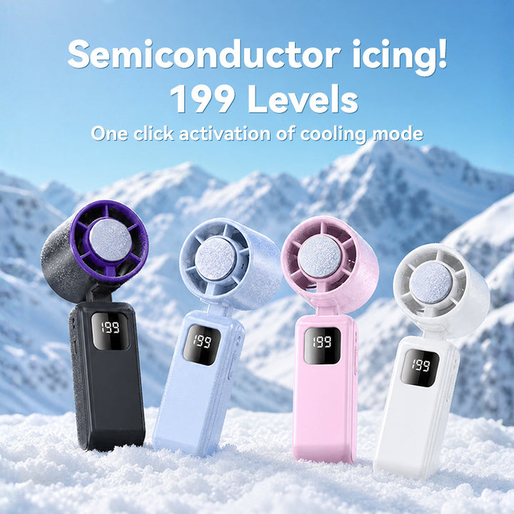 Women's Portable Mini Air Cooler with LED Display Bowlift