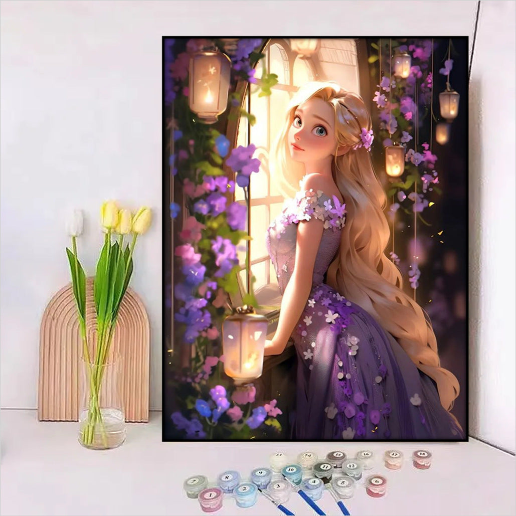 Disney-Inspired DIY Paint by Numbers Canvas Kit Bowlift