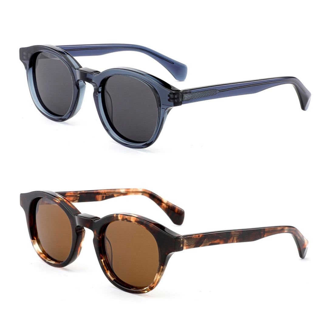 Ladies fashionable sunglasses in stylish round frame Bowlift