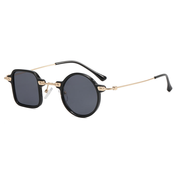 Ladies elegant round hybrid glasses with square design Bowlift