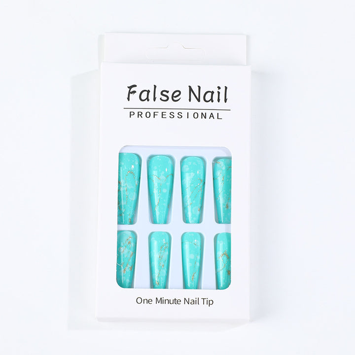 Artificial nails in elegant geometric design Bowlift