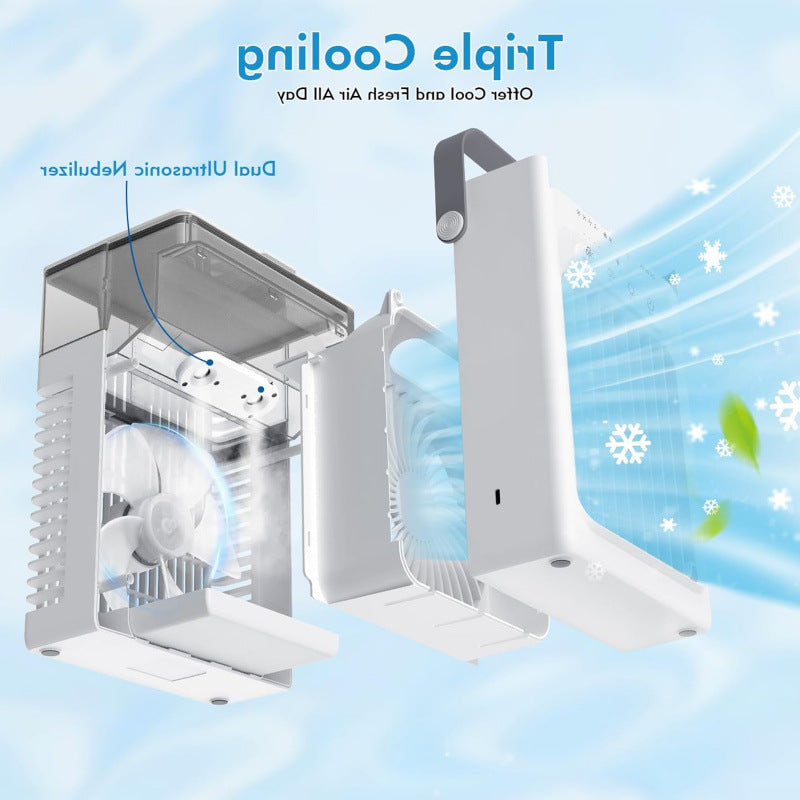 Unisex portable mini air conditioner fan Bowlift
