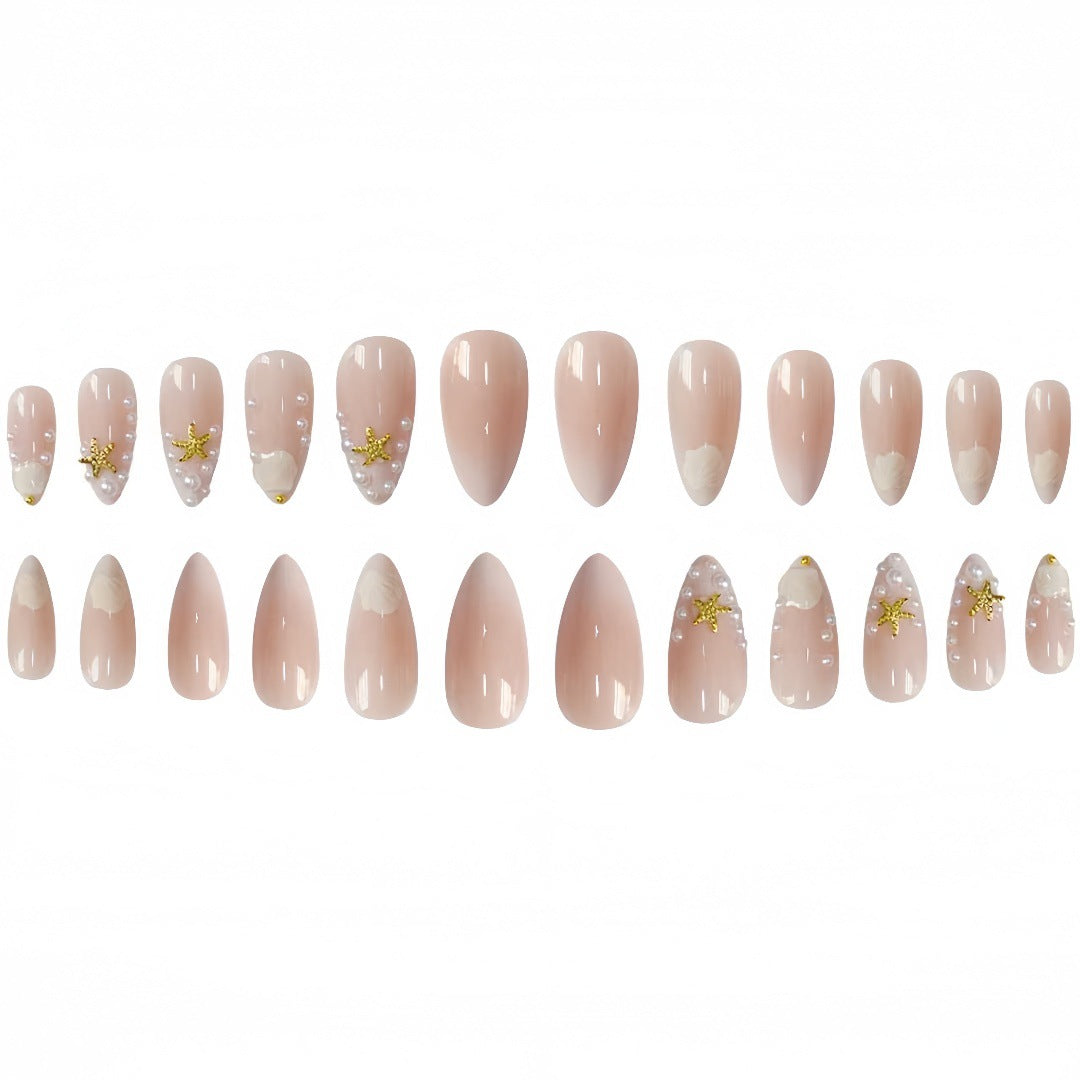 Shell-Inspired Nail Art Extensions Bowlift