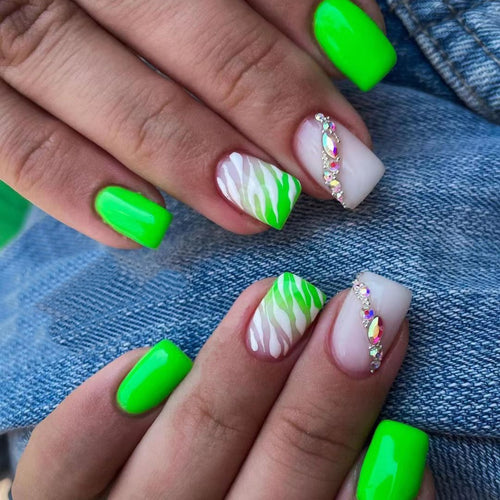 Creative Animal Print Nail Art Bowlift