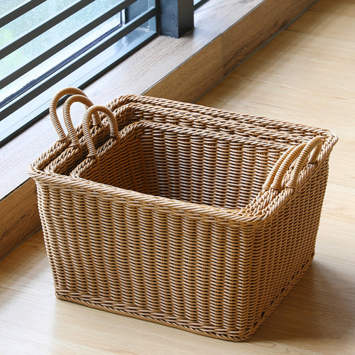 Unisex Spacious Storage Basket made of Woven Rattan Bowlift