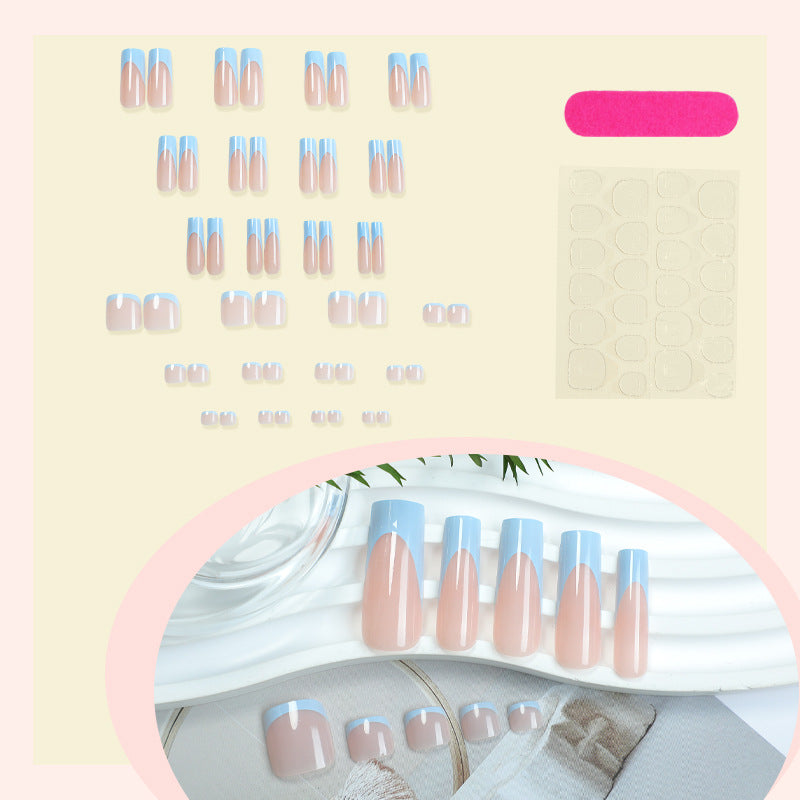 Creative Press-On Nail Set Bowlift