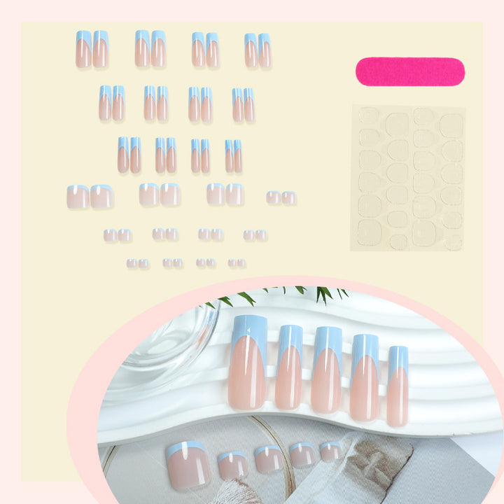Creative Press-On Nail Set Bowlift
