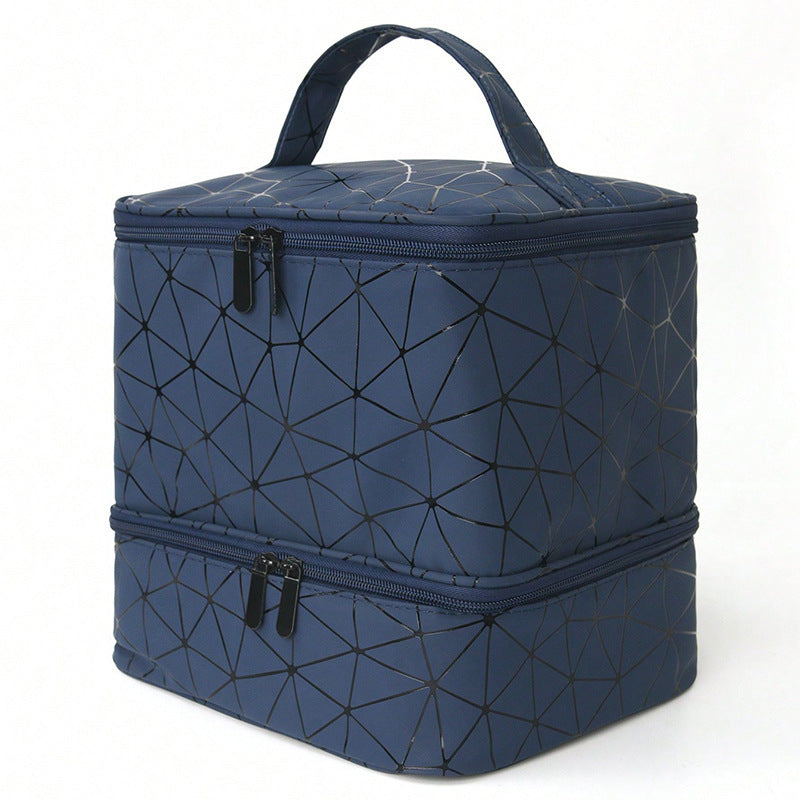 Cosmetic Organizer Bag with Dual Design and Sturdy Interior Lining Bowlift