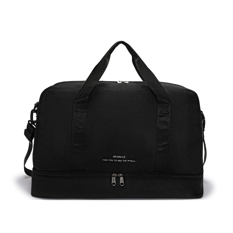 Sporty Travel Bag With Spacious Interior Compartment And Removable Shoulder Strap Bowlift