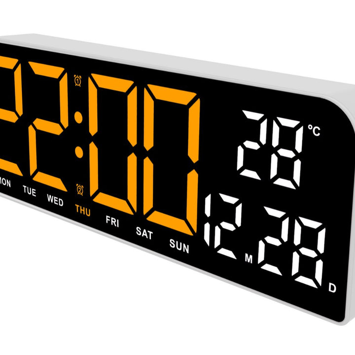 Digital Multifunctional Alarm Clock with Temperature Display Bowlift