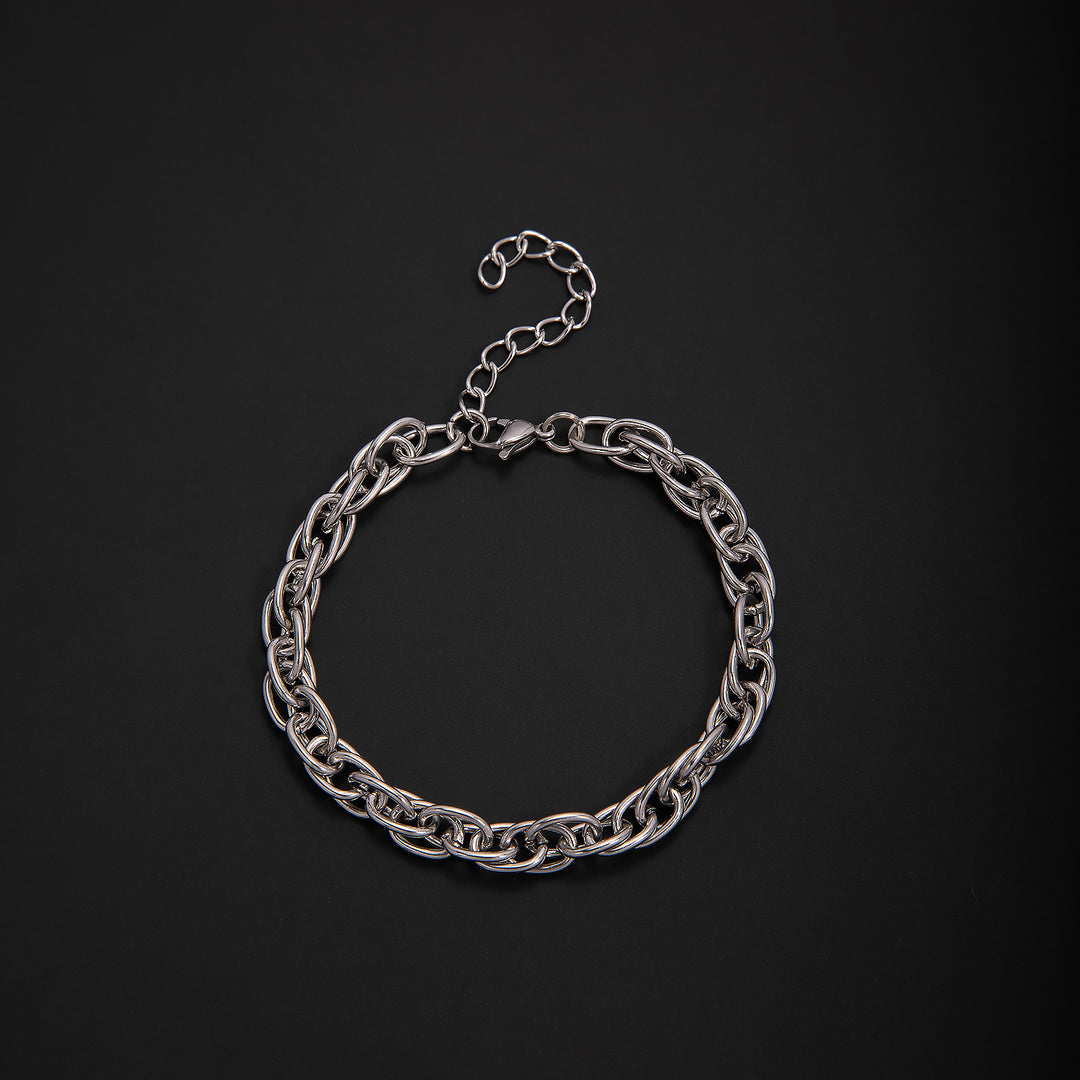 Textured Chain Link Bracelet Bowlift