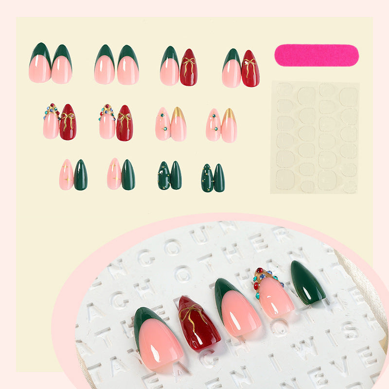 Creative nail art set with festive designs Bowlift