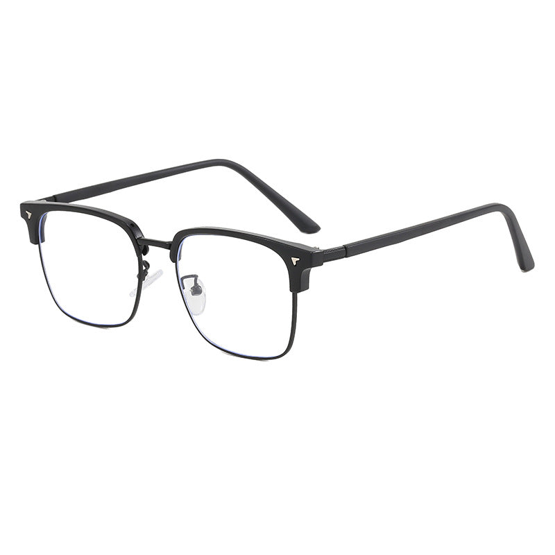 Ladies elegant square glasses with lightweight metal frame Bowlift