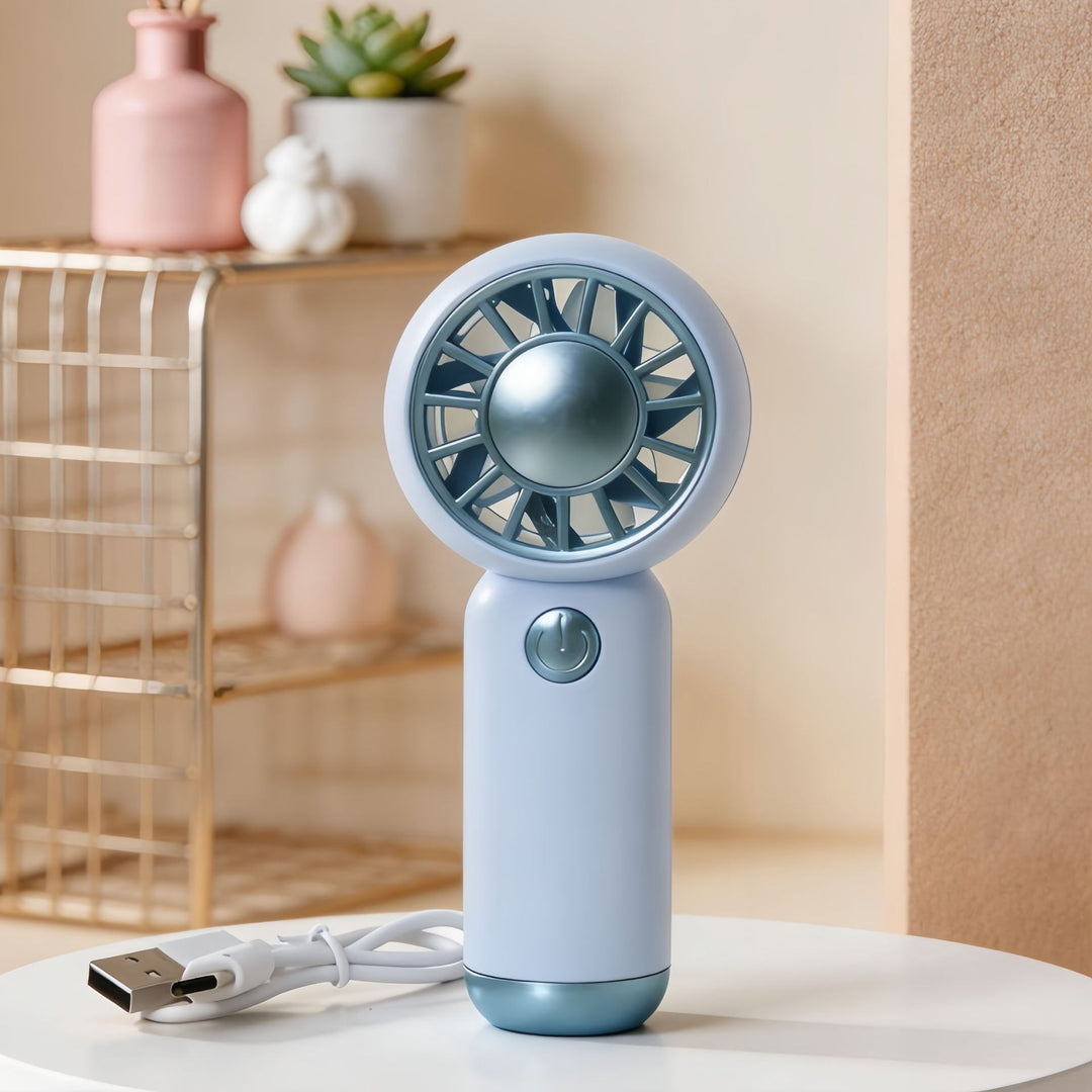 Ladies portable mini hand fan with USB charging function Bowlift