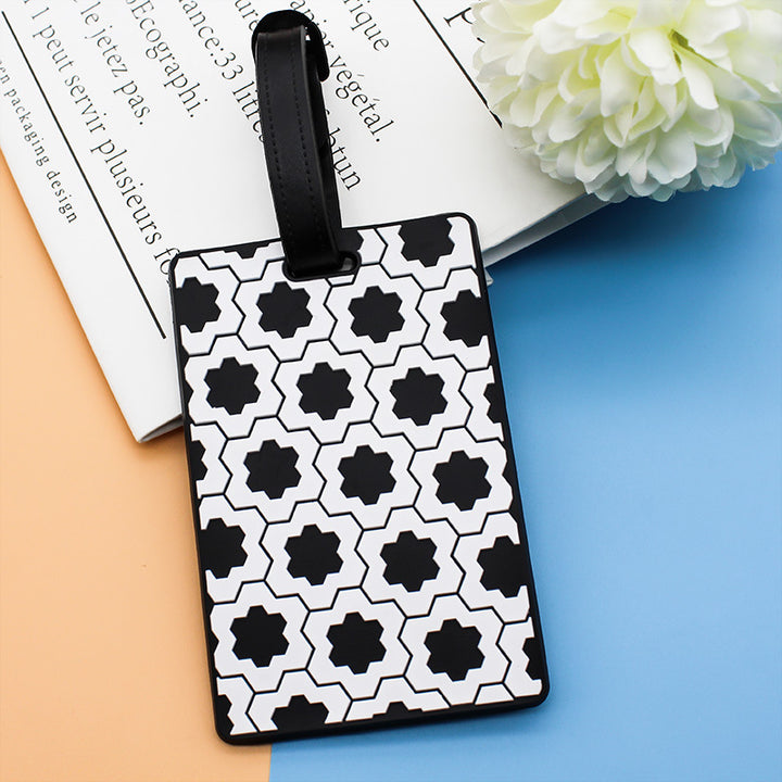 Women's Luggage Tag in Modern Geometric Design Bowlift