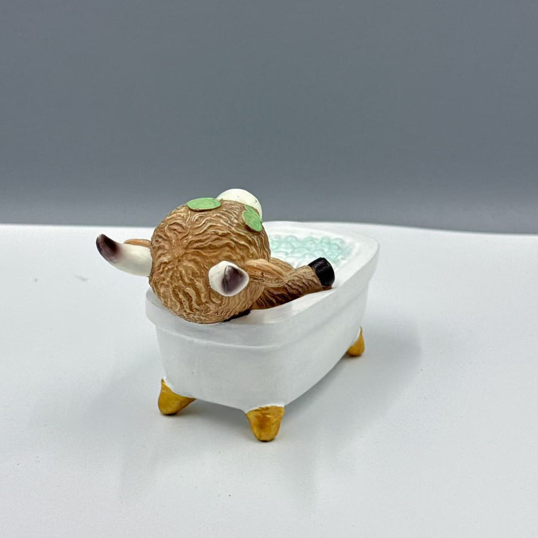 Duck figure in stylish relaxation bath Bowlift