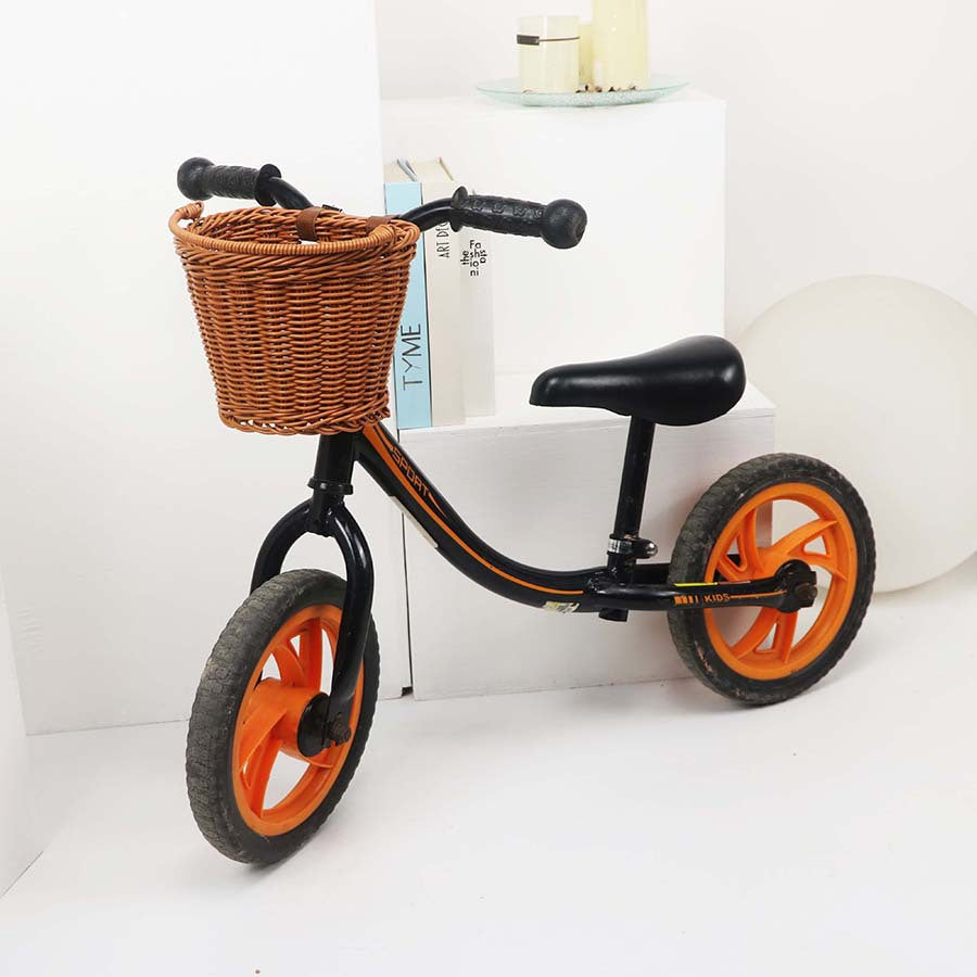 Practical hand basket with leather handles Bowlift