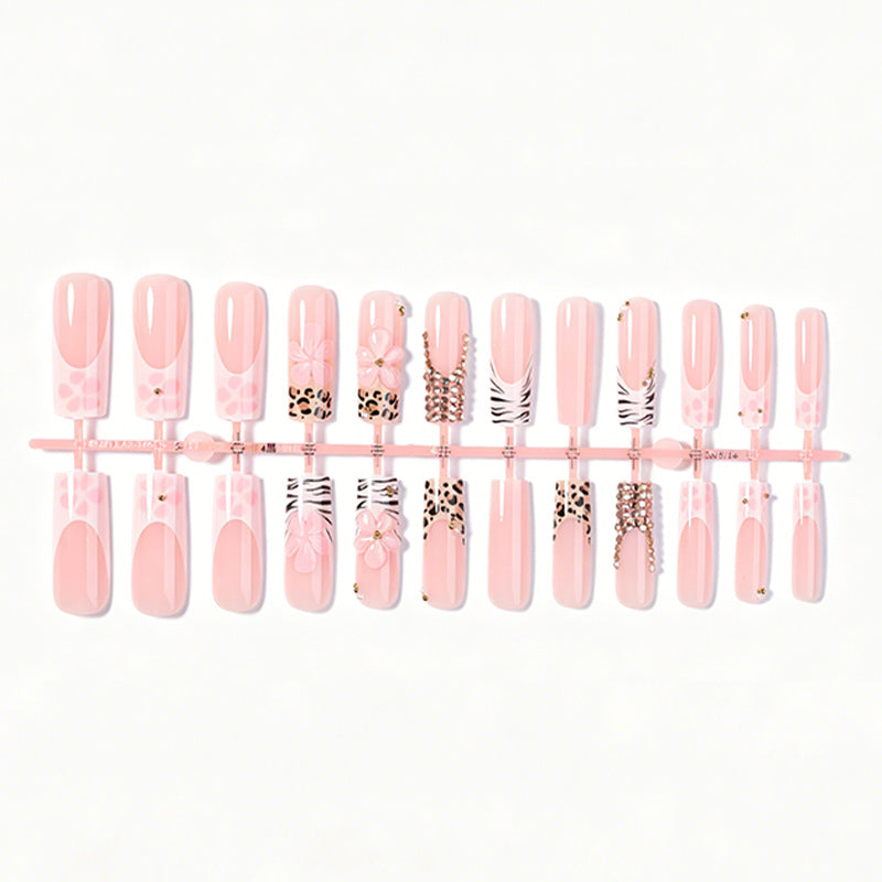 Elegant Decorative Press-On Nail Set Bowlift 1788495542