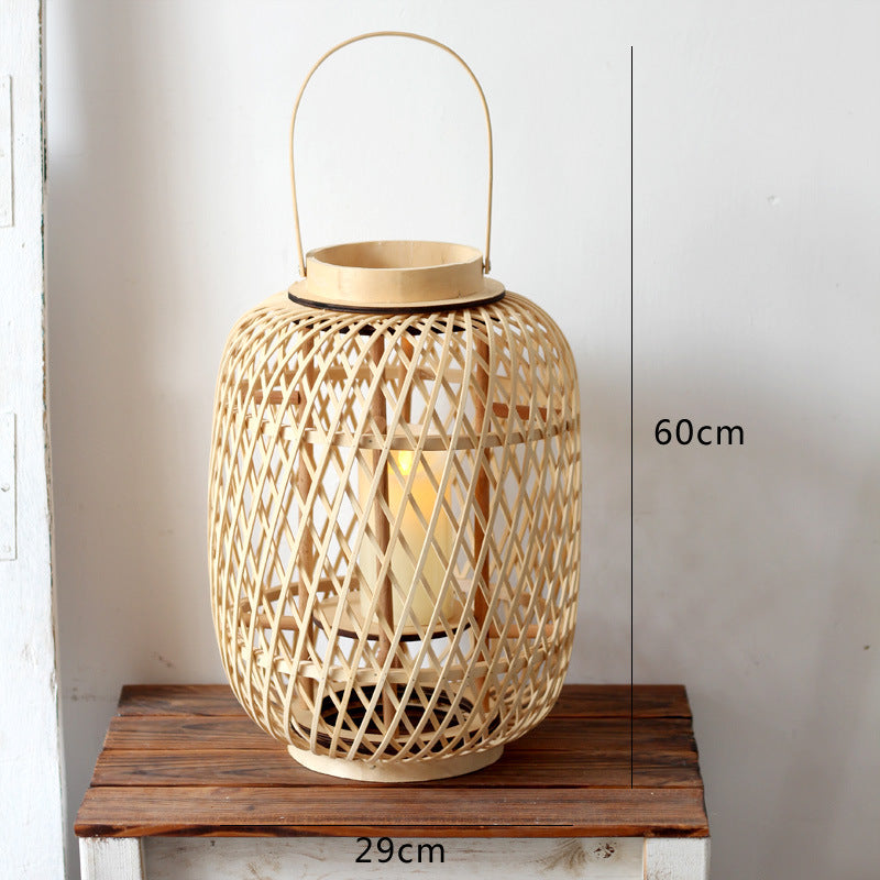 Handmade Rattan Lantern Bowlift