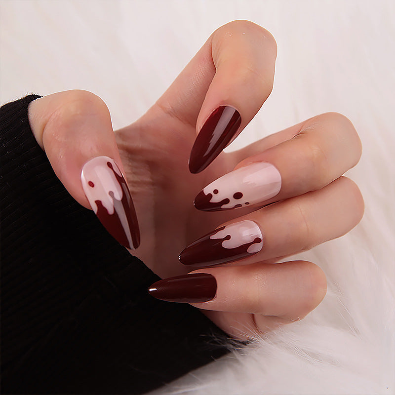 Artificial nails with floral minimalism Bowlift