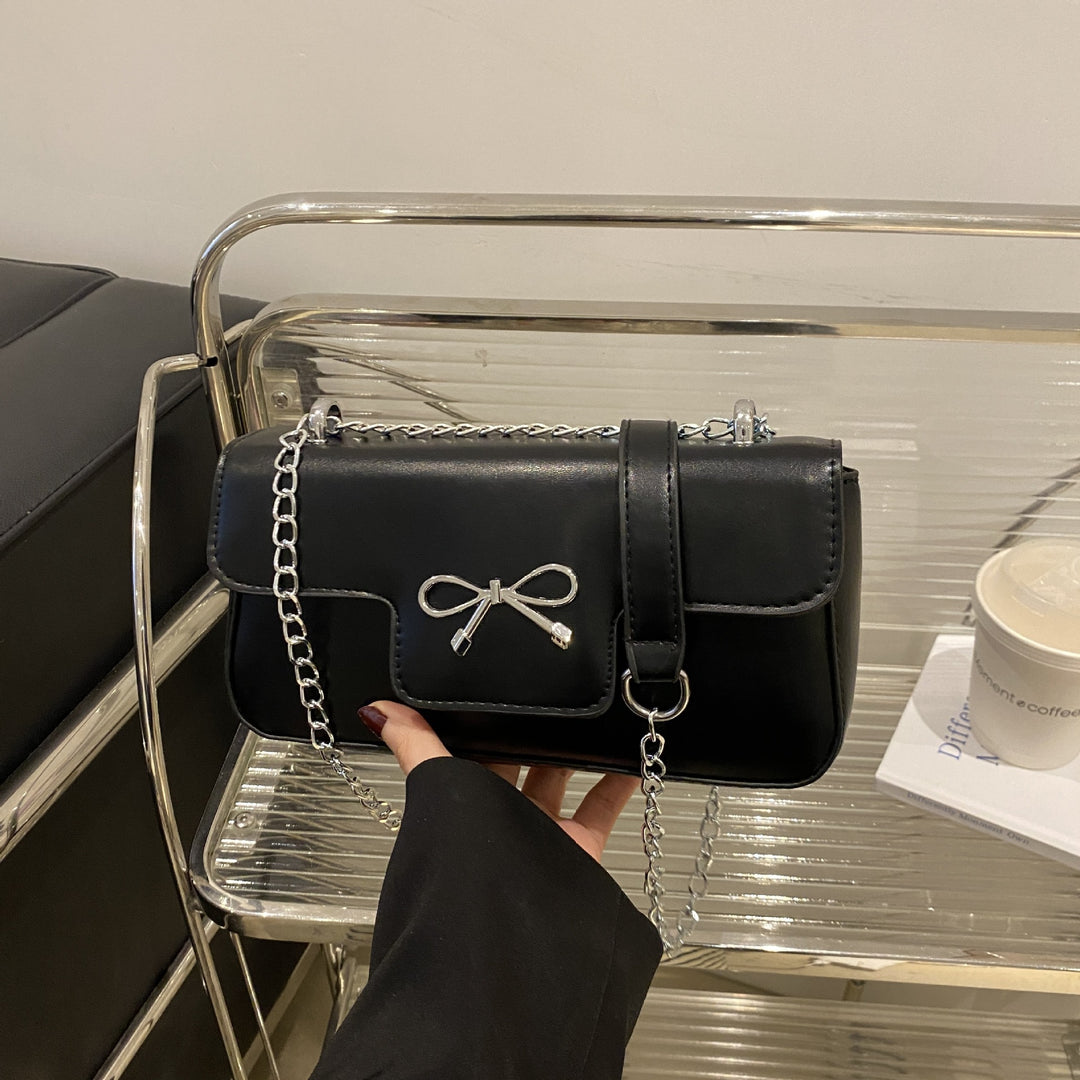 Elegant Bow Accent Crossbody Bag Bowlift
