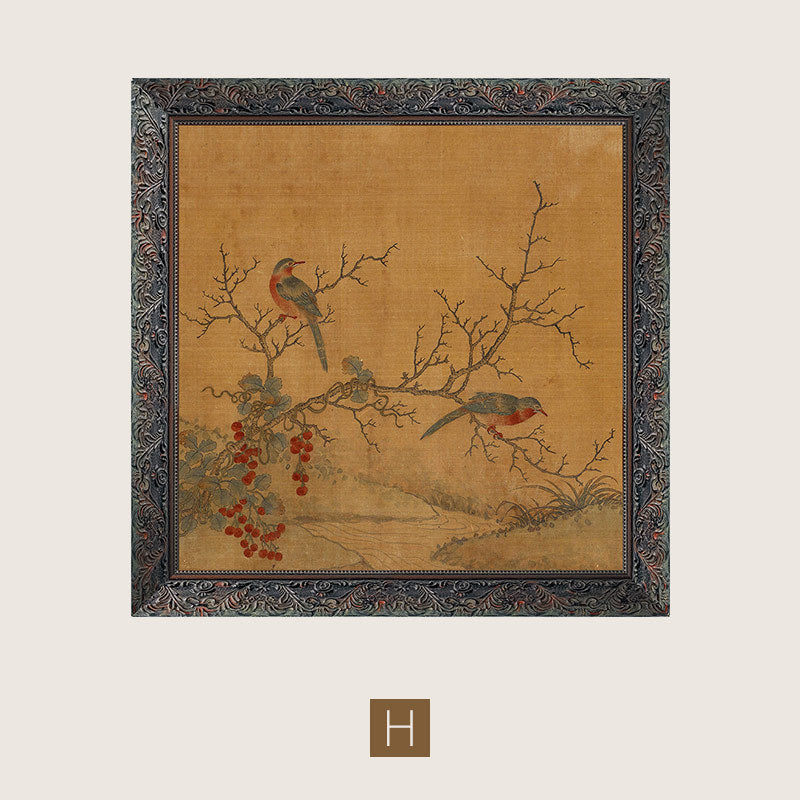 Vintage Botanical Framed Artwork