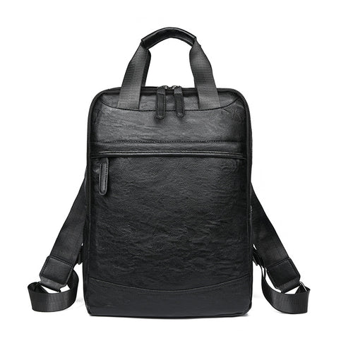Sophisticated Leather Laptop Backpack Bowlift