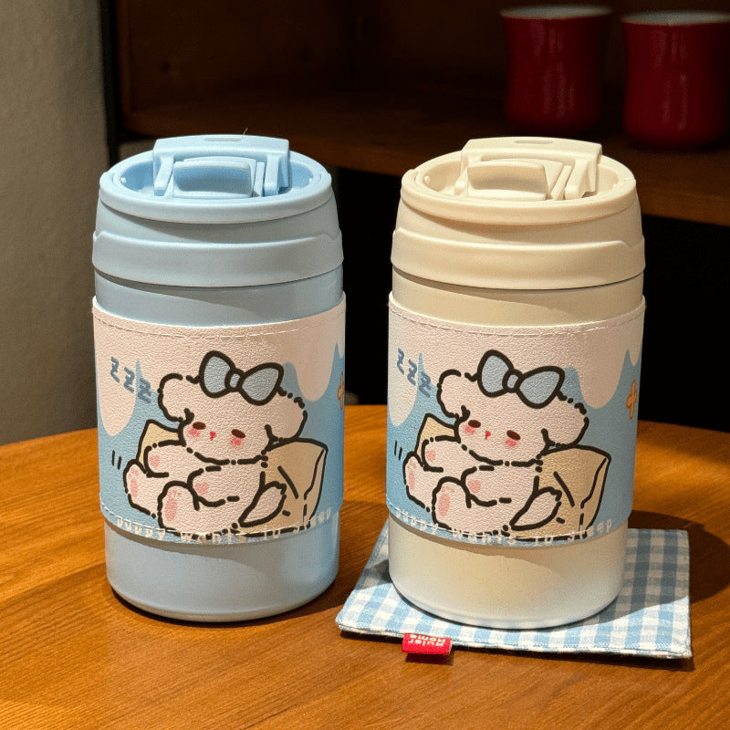 Women's Insulated Coffee Mug with Elegant Design and Safe Lid System Bowlift