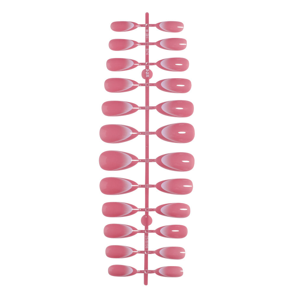 Elegant Almond-Shaped Press-On Nail Set Bowlift