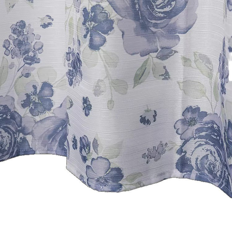 Floral Patterned Shower Curtain Bowlift