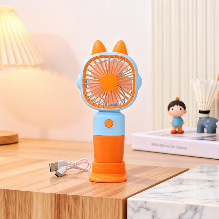 Women Portable Animal Mini USB Fan Bowlift