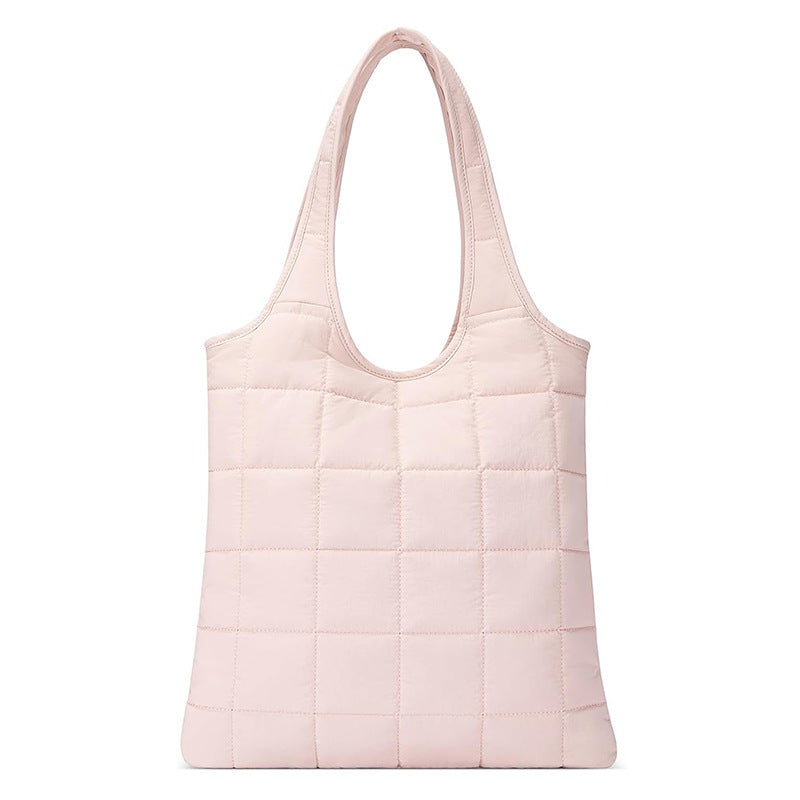 Padded shoulder bag with modern quilted design Bowlift