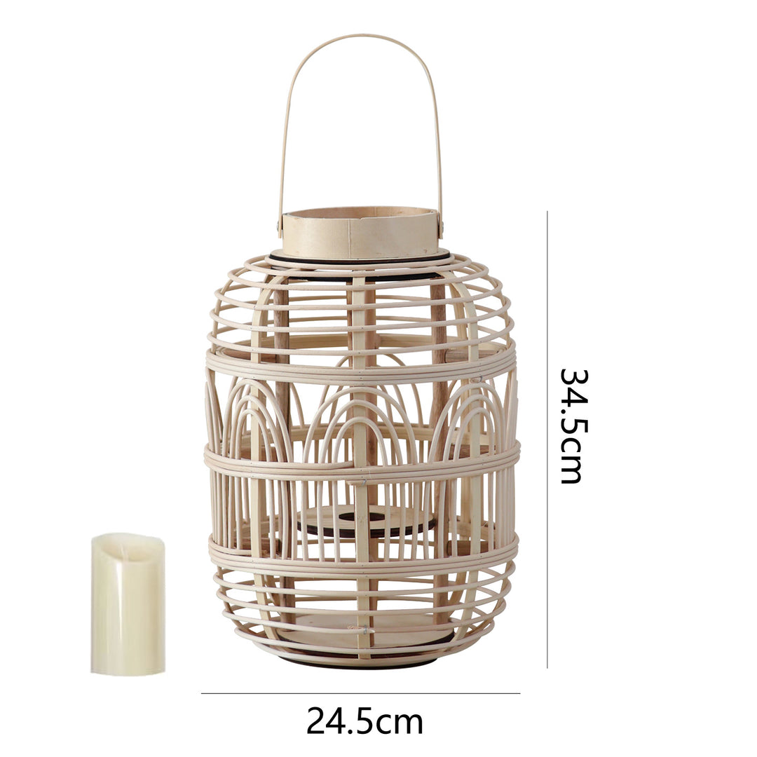 Decorative Rattan Lantern Bowlift