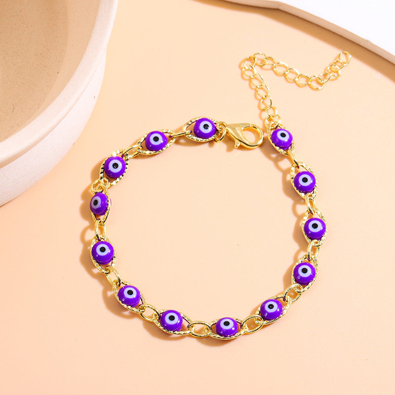Evil Eye Charm Bracelet Bowlift 1788164291