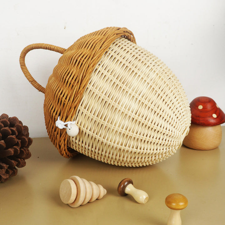 Storage basket with lid Bowlift