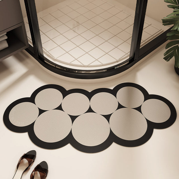 Stylish Cloud-Shaped Bath Mat Bowlift