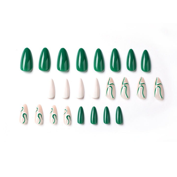 Elegant Nail Art with Creative Wave Designs Bowlift