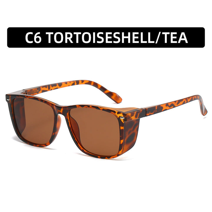 Retro Square Frame Sunglasses