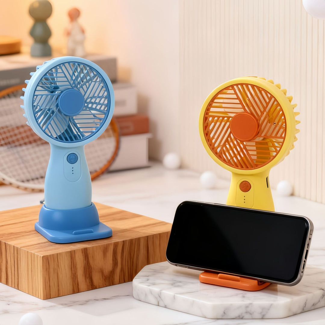 Women Portable Battery Fan with USB Connection Bowlift