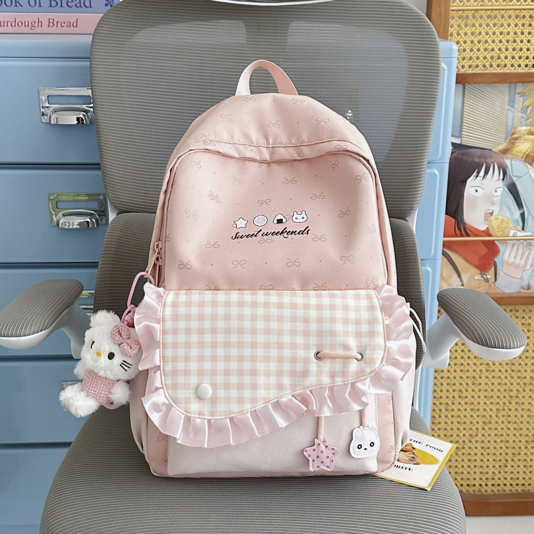 Playful Ruffled Backpack