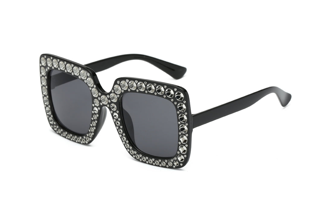 Oversized Decorative Frame Sunglasses Bowlift