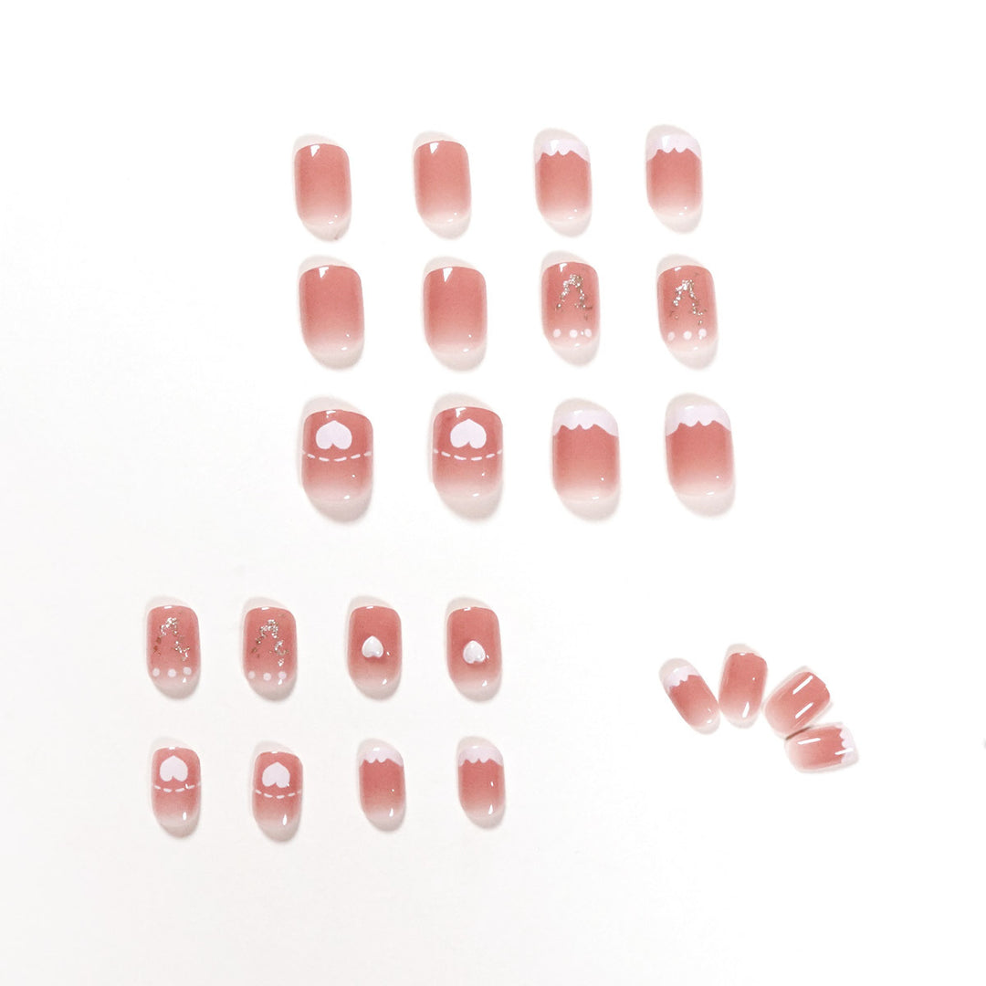 Kreative Gel-Nail Art with Shiny Accents Bowlift